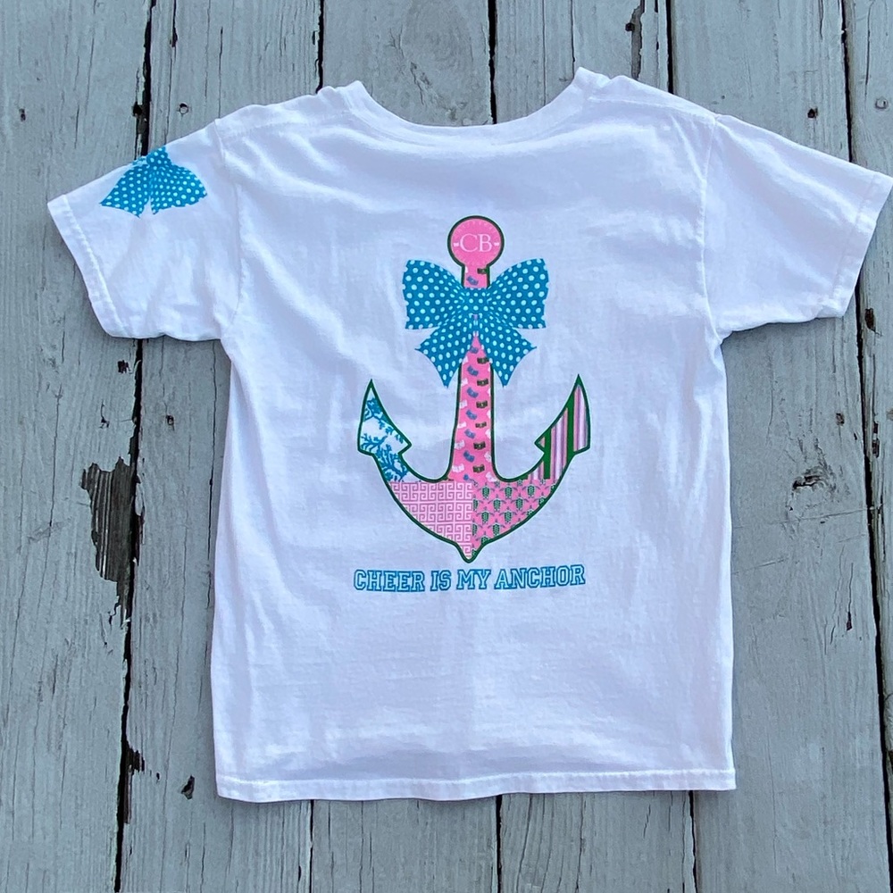 Cheer Is My Anchor Cheerbrats Preppy Tee